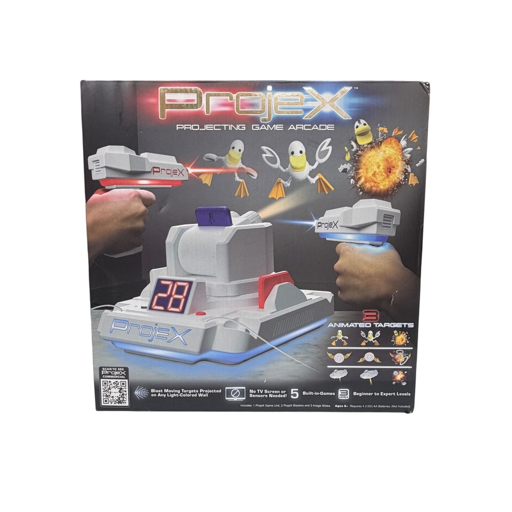 ProjeX Projecting Game Arcade NSI 52608 Animated Target Blaster Game Set